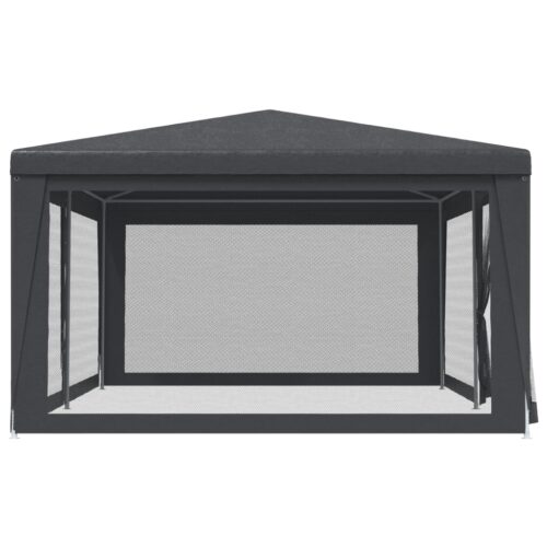 Outdoor Gazebo Event Party Wedding Garden Camping Tent Mesh Wall Anthracite 6x4m - Image 4