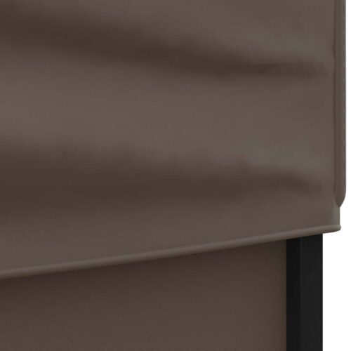 Folding Outdoor Gazebo Event Party Wedding Garden Camping Tent with Sidewalls Taupe 3x6 m - Image 6