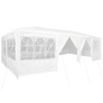 Outdoor Gazebo Event Party Wedding Garden Camping Tent White 800x400x266cm Polyester Steel