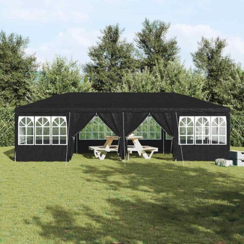 Outdoor Gazebo Event Party Wedding Garden Camping Tent Anthracite White 800x400x266cm - Image 4