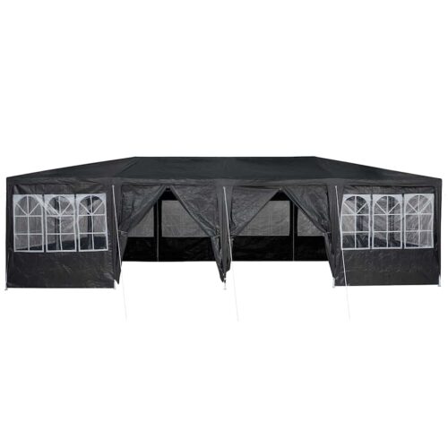 Outdoor Gazebo Event Party Wedding Garden Camping Tent Anthracite White 800x400x266cm - Image 5