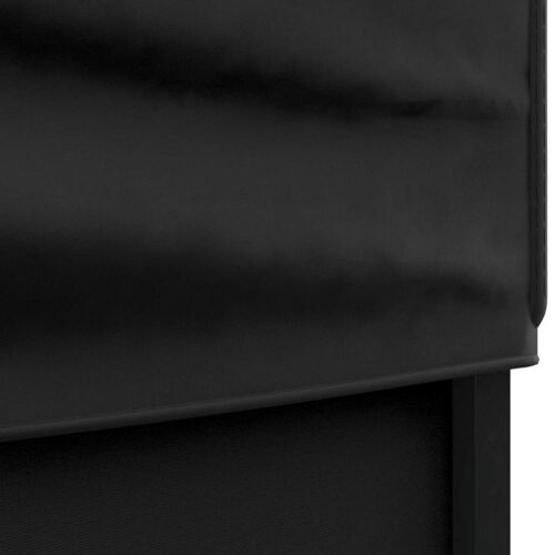 Folding Outdoor Gazebo Event Party Wedding Garden Camping Tent with Sidewalls Black 3x6 m - Image 5
