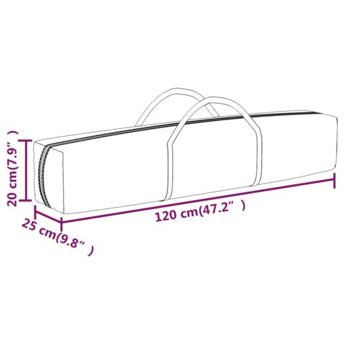 Folding Outdoor Gazebo Event Party Wedding Garden Camping Tent with Sidewalls Cream 3x6 m - Image 10