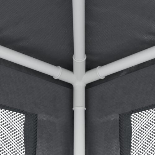 Outdoor Gazebo Event Party Wedding Garden Camping Tent Mesh Anthracite 3x12m - Image 6