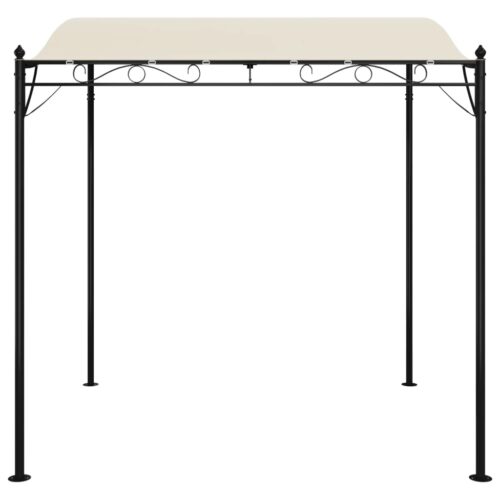 Outdoor Canopy Pergola Garden BBQ Patio Shade Marquee Fabric Steel Cream 2x2.3m - Image 3