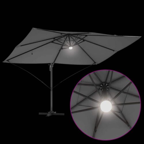 Cantilever Roma Parasol Anthracite Black 352x251x265cm - Image 10