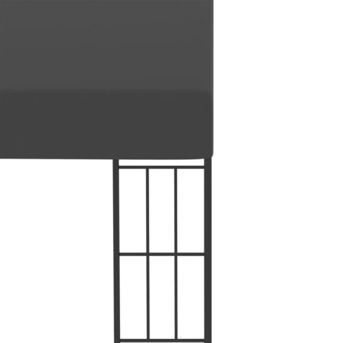 Wall-Mounted Outdoor Gazebo Event Party Wedding Garden Tent Anthracite 3x4m - Image 4