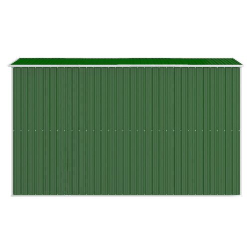 Garden Shed Green 192x357x223cm Galvanised Steel - Image 5
