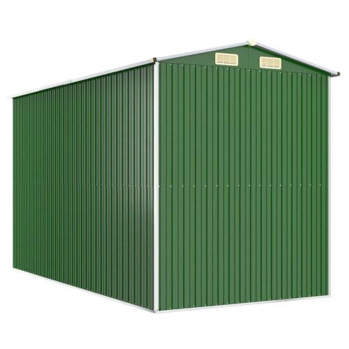 Garden Shed Green 192x357x223cm Galvanised Steel - Image 6
