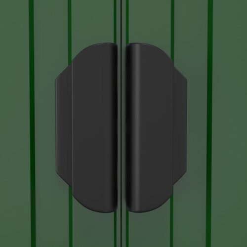 Garden Shed Green 192x357x223cm Galvanised Steel - Image 7