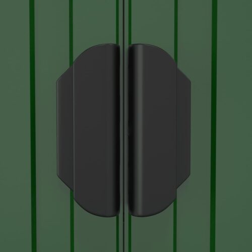 Garden Shed Green 192x855x223cm Galvanised Steel - Image 7