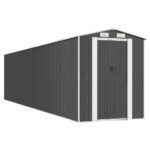 Garden Shed Anthracite 192x855x223cm Galvanised Steel