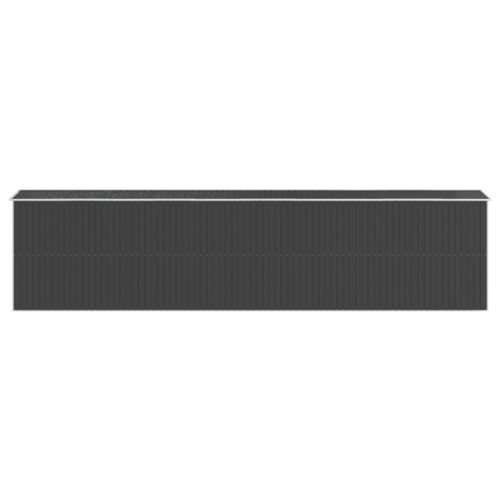 Garden Shed Anthracite 192x855x223cm Galvanised Steel - Image 5