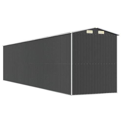 Garden Shed Anthracite 192x855x223cm Galvanised Steel - Image 6