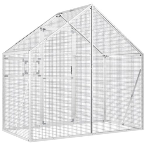 Aviary Silver 179x100x185cm Aluminium - Image 5