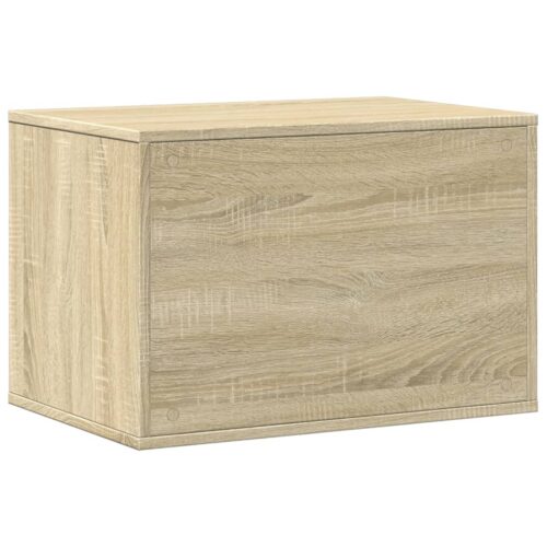 Cat Litter Box Enclosure Sonoma Oak 60x40x40cm Engineered Wood - Image 7