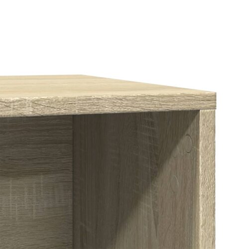 Cat Litter Box Enclosure Sonoma Oak 60x40x40cm Engineered Wood - Image 9