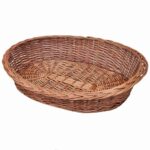 Willow Dog Basket/Pet Bed Natural 90cm
