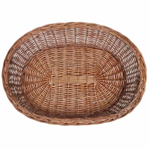 Willow Dog Basket/Pet Bed Natural 90cm - Image 4
