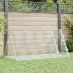 Rabbit Hutch Silver 200x105x91cm Galvanised Steel