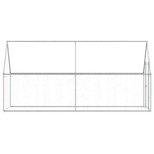 Chicken Cage Silver 400x100x190cm Galvanised Steel - Image 5