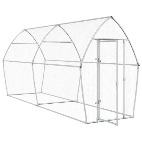 Chicken Cage Silver 400x105x182cm Galvanised Steel - Image 3