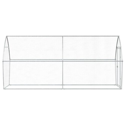 Chicken Cage Silver 400x105x182cm Galvanised Steel - Image 5