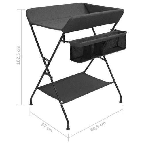 Changing Table Anthracite Iron - Image 10