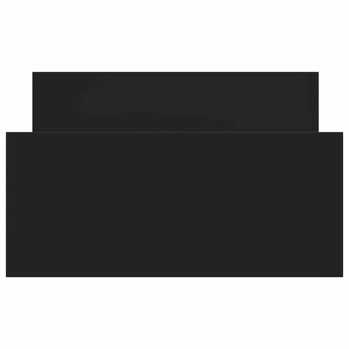 Bed Frame Black 90x190cm Engineered Wood - Image 5