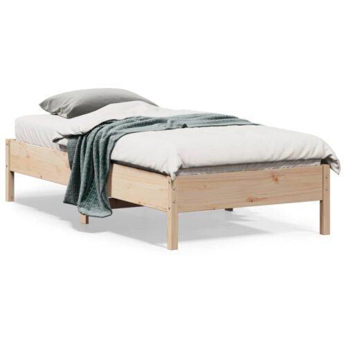 Bed Frame 90x190cm Solid Wood Pine - Image 2