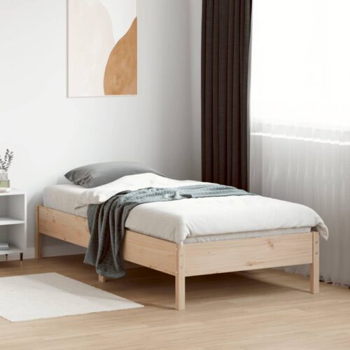 Bed Frame 90x190cm Solid Wood Pine - Image 3