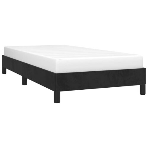 Bed Frame Black King Single Velvet - Image 4