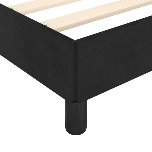 Bed Frame Black King Single Velvet - Image 8
