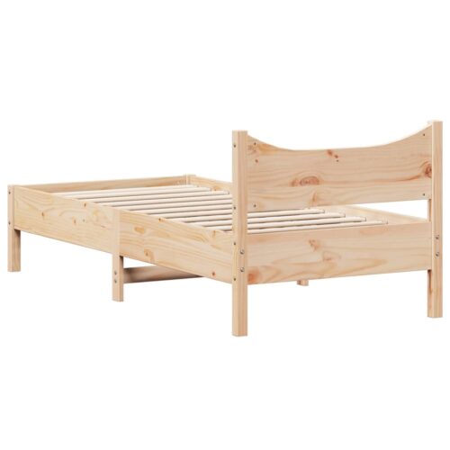 Bed Frame 90x190cm Solid Wood Pine - Image 6