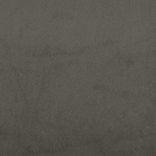 Bed Frame Dark Grey King Single Size Velvet - Image 9