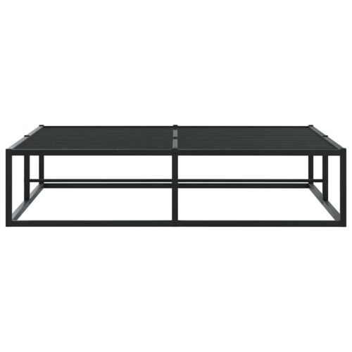 Bed Frame Black 137x187cm Double Metal - Image 5