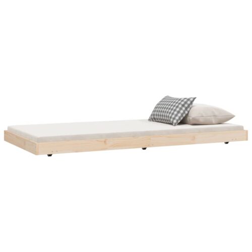 Bed Frame 90x190cm Solid Wood Pine - Image 3