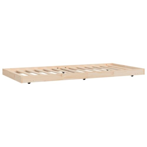 Bed Frame 90x190cm Solid Wood Pine - Image 4