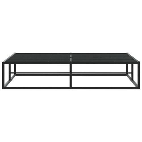 Bed Frame Black 153x203cm Queen Metal - Image 5