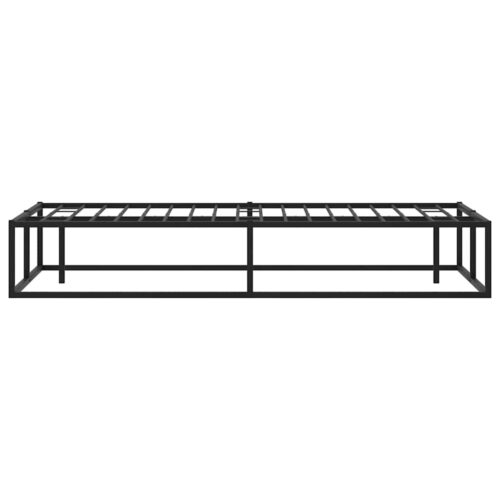 Bed Frame Black 153x203cm Queen Metal - Image 6