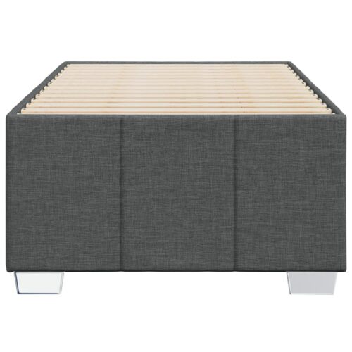 Bed Frame Dark Grey 90x190cm Fabric - Image 4