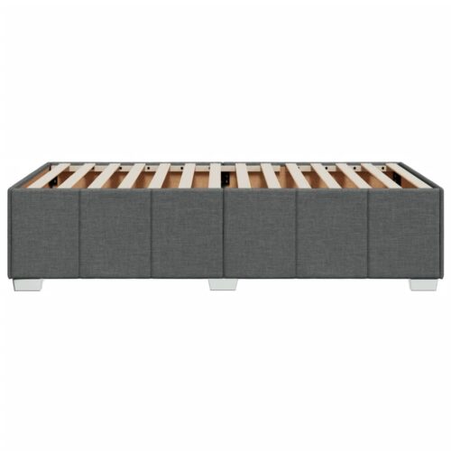 Bed Frame Dark Grey 90x190cm Fabric - Image 5