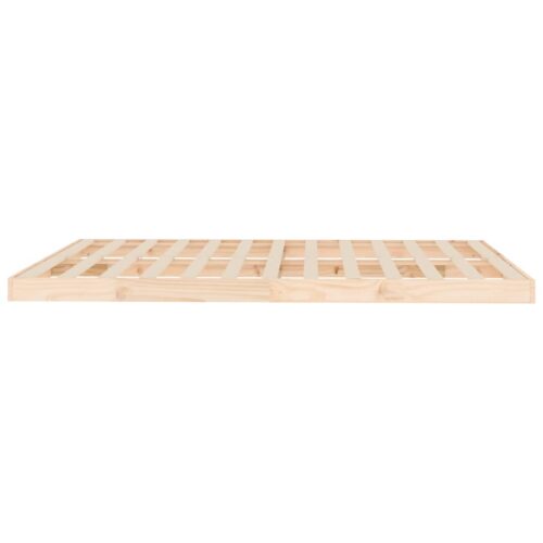 Bed Frame 150x200cm Solid Wood Pine - Image 6