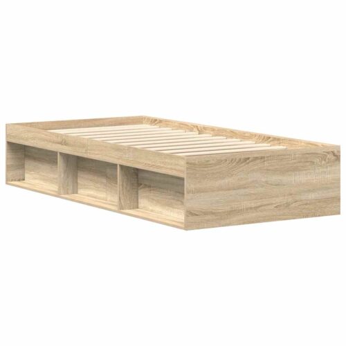 Bed Frame Sonoma Oak 90x190cm - Image 7