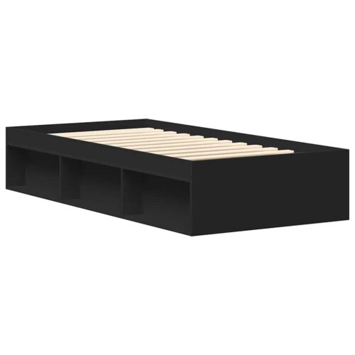 Bed Frame Black 90x190cm - Image 4