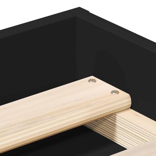 Bed Frame Black 90x190cm - Image 8