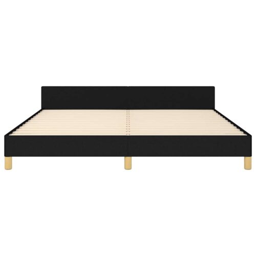 Bed Frame Black Queen Fabric - Image 6
