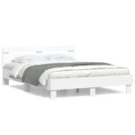 Bed Frame White 150x200cm