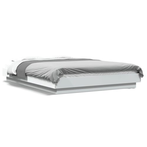 Bed Frame White 135x190cm - Image 11