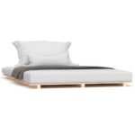 Bed Frame 150x200cm Solid Wood Pine